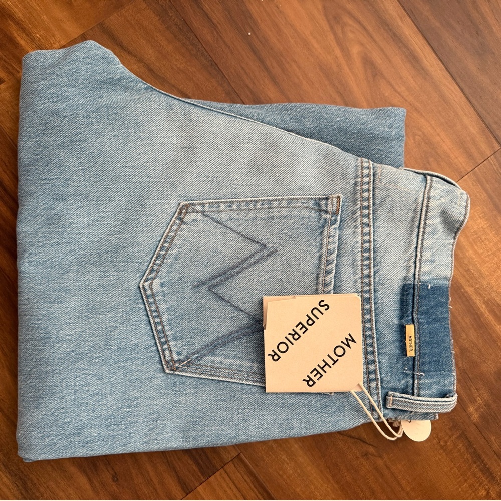 MOTHER Lil' Dodger Light Blue Denim